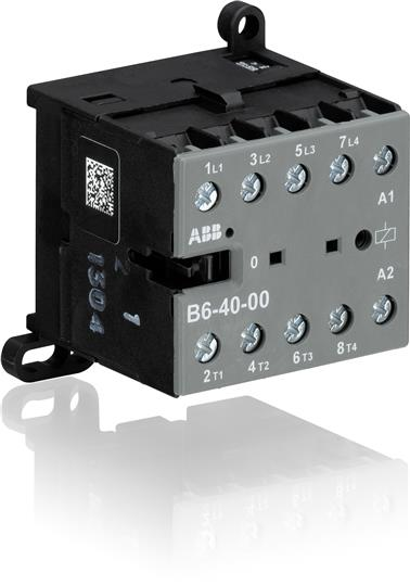 ABB B6-40-00 9A Миниконтактор (400В АС3) с катушкой управления 230В 