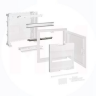 Шкаф Legrand Nedbox в нишу на 12(14) модулей с шинами (белая дверь)