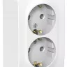 Розетка двойная Schneider Electric Blanca с заземлением без шторок с изолир. пластиной