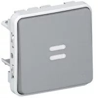Переключатель Legrand Plexo одноклавишный с индикацией 10А IP55