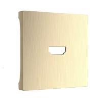 W1196010/ Накладка для розетки HDMI (шампань рифленый) W1196010 W1196010/ Накладка для розетки HDMI (шампань рифленый) W1196010