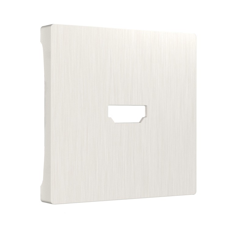 W1196013/ Накладка для розетки HDMI (перламутровый рифленый) W1196013