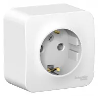 Розетка Schneider Electric Blanca с заземлением без шторок с изолир. пластиной