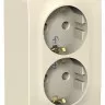 Розетка двойная Schneider Electric Blanca с заземлением без шторок с изолир. пластиной