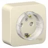 Розетка Schneider Electric Blanca с заземлением со шторками с компактн. изолир. пластиной