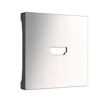 W1196002/ Накладка для розетки HDMI (глянцевый никель) W1196002 W1196002/ Накладка для розетки HDMI (глянцевый никель) W1196002