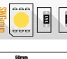 Лента светодиодная стандарт 5050, 60 LED/м, 14,4 Вт/м, 12В , IP20, Цвет: Холодный белый