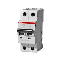 Автоматические выключатели серии ABB S 2 полюсный