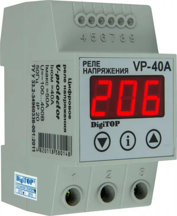 Реле напряжения VP-40A DigiTOP