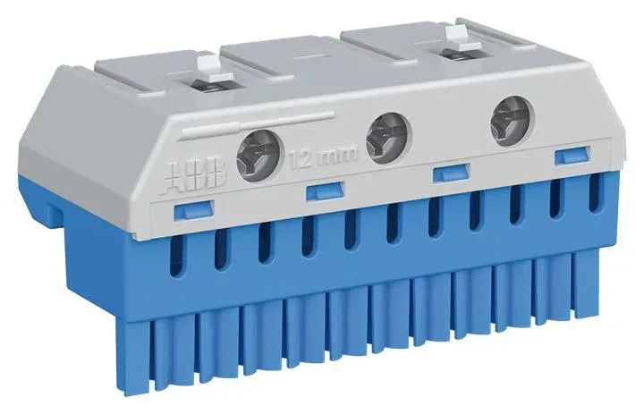 Клеммник самозажимной ABB N11x4+3x25мм ZK113B