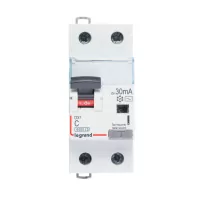Дифавтомат Legrand DX3 АВДТ 1P+N C6A 30mA 6kA тип AC 2 модуля