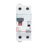 Дифавтомат Legrand DX3 АВДТ 1P+N C16A 30mA 6kA тип AC 2 модуля