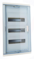 Шкаф Legrand Nedbox в нишу на 36(42) модулей с шинами (прозрачная дверь)