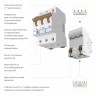 Автоматический выключатель 3P 20 A C 6 kА W903P206