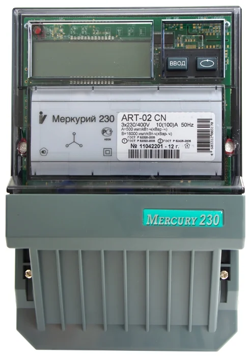 Счетчик Меркурий 230 ART-02CN 5(100)А 380 многотарифный