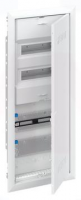 Шкаф ABB UK662CV комбинированный с дверью с вентиляционными отверстиями (2 ряда) 24М