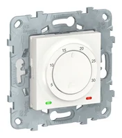 Термостат Unica New электронный 8А, встроенный термодатчик (белый)