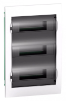 Бокс в нишу Schneider Electric City9 на 36 мод. с прозрачной дверью с клеммниками N+PE