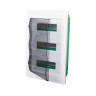 Бокс в нишу Schneider Electric City9 на 36 мод. с прозрачной дверью с клеммниками N+PE