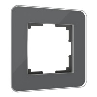 Рамка на 1 пост Elite (графит, стекло) W0012440
