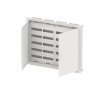 Щит распределительный ABB CU45V в нишу 1115х864х125 5 рядов (240 модулей)