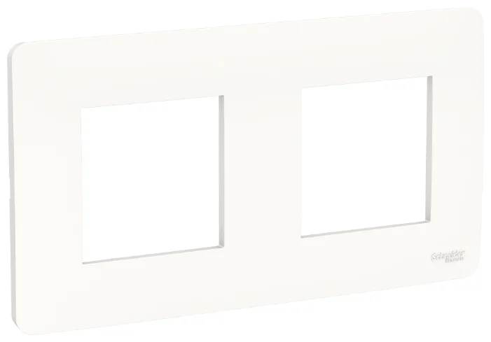 Рамка Unica Studio двухместная (белый)