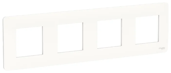 Рамка Unica Studio четырехместная (белый)
