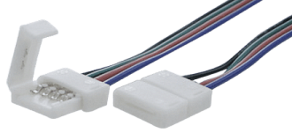 Коннектор для ленты RGB для подключения к БП (ширина 10 мм,длина провода 15 см )