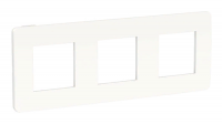 Рамки Unica Studio Color трехместная (белый)