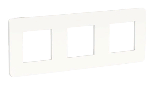 Рамки Unica Studio Color трехместная (белый)