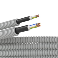 DKC гофра 20мм с кабелем ВВГнг(А)-LS 3х1,5 кр. Конкорд (бухта 100м)
