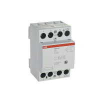 Модульный контактор ESB40-40N-06 (40А АС-1, 4НО), катушка 230В AC/DC 3 модуля