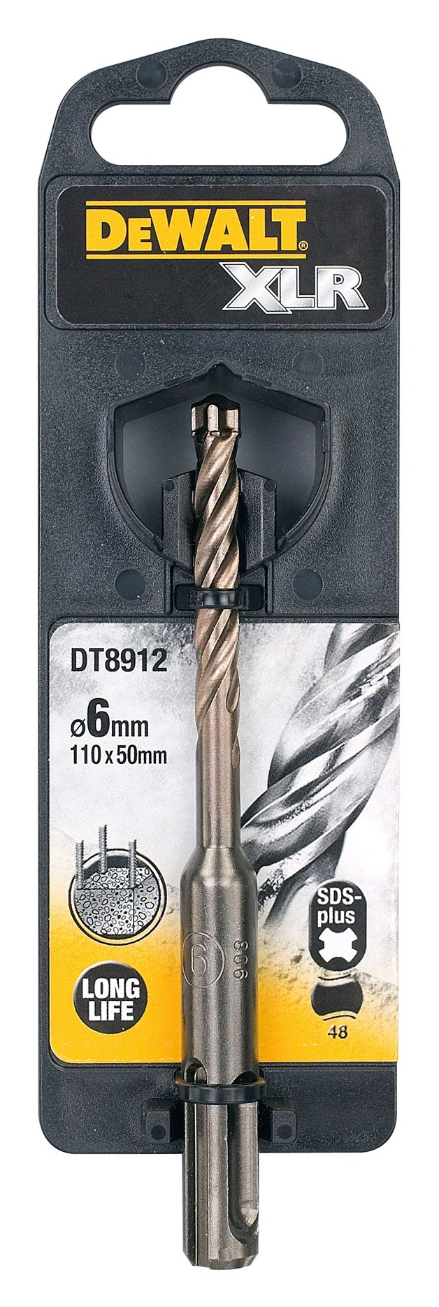 Бур XLR по бетону (6х50/110 мм; SDS+) DeWALT