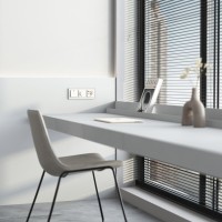 W1171762/ Розетка с заземлением, шторками и USB тип A+C (айвори матовый) W1171762