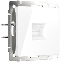 W5120101/ Розетка Ethernet RJ-45 cat. 6A экранированная (белый) W5120101