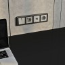 W1281004/ Розетка Ethernet RJ-45 (дымчатый) W1281004