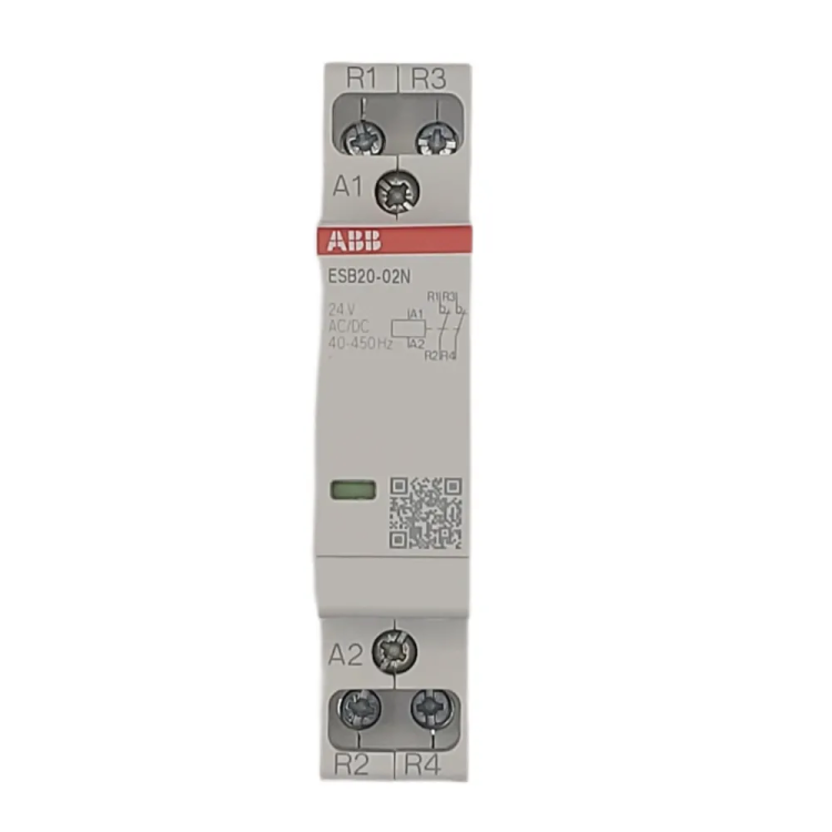 Модульный контактор ESB20-02N-01 (0НО 2NC) 24B ABB 