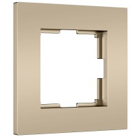 W0012911/ Рамка на 1 пост Slab (шампань софт) W0012911