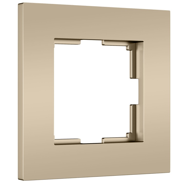 W0012911/ Рамка на 1 пост Slab (шампань софт) W0012911