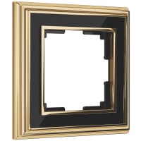 Рамка на 1 пост Palacio (золото/черный) W0011330