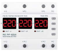 Реле переключения фаз ROSTOKELECTRO RE PF-63A 46-350