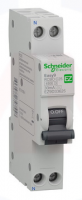 Дифференциальный автомат Schneider Electric Easy9 1П+Н 25А 30мА C тип AC 4,5кА 1 модуль